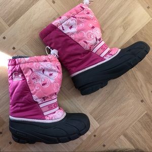 Girls SOREL snow boots